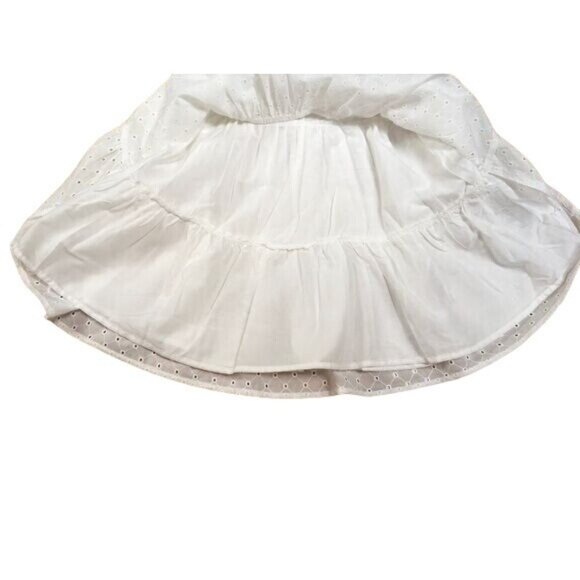 Gymboree White /Ivory Eyelet Girl's Dress, Size 7 - Picture 2 of 4